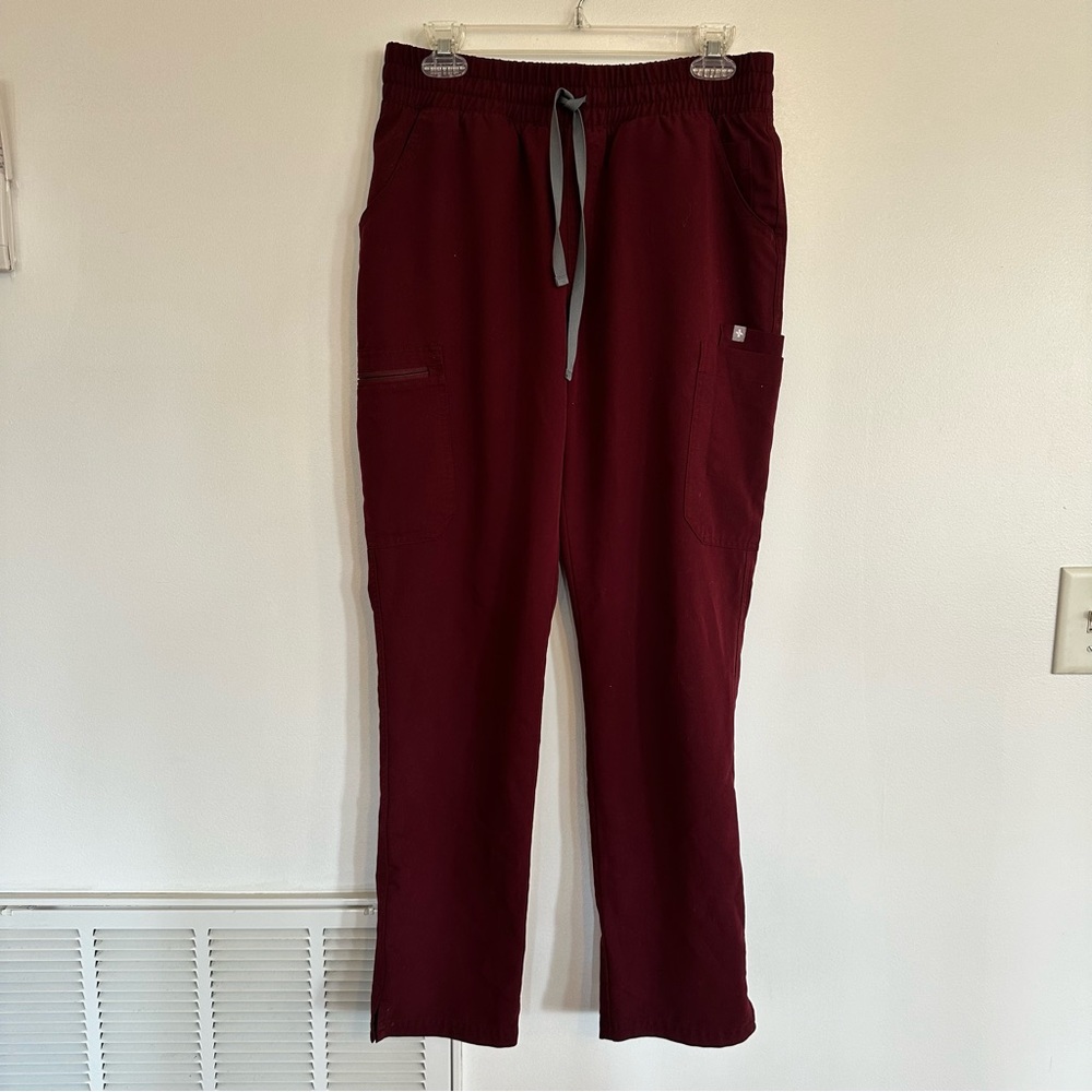 Figs Scrub Women's Burgundy Pants